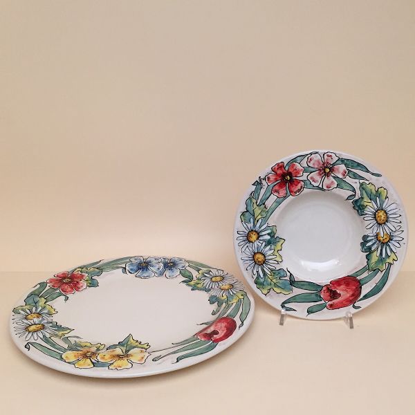 SET OF DINNER PLATES/CHARGERS CM.32D